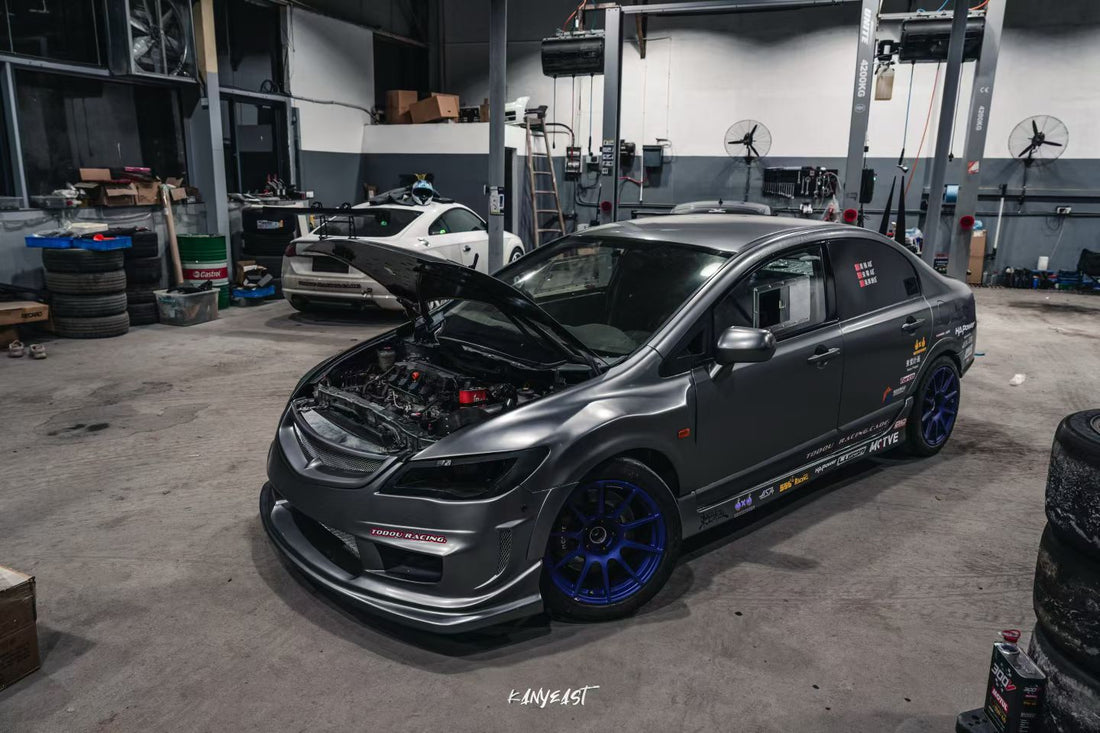 Built for the Circuit: Honda Civic with DWD DD-RS Coilovers